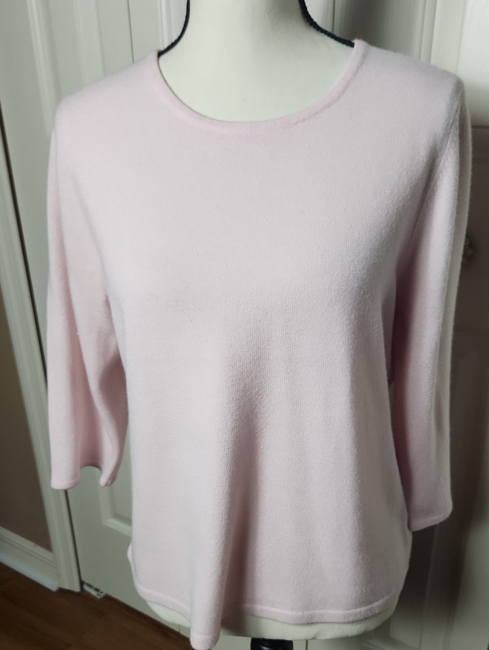 Designers Originals Pale Pink Crewneck Sweater,  Size PL